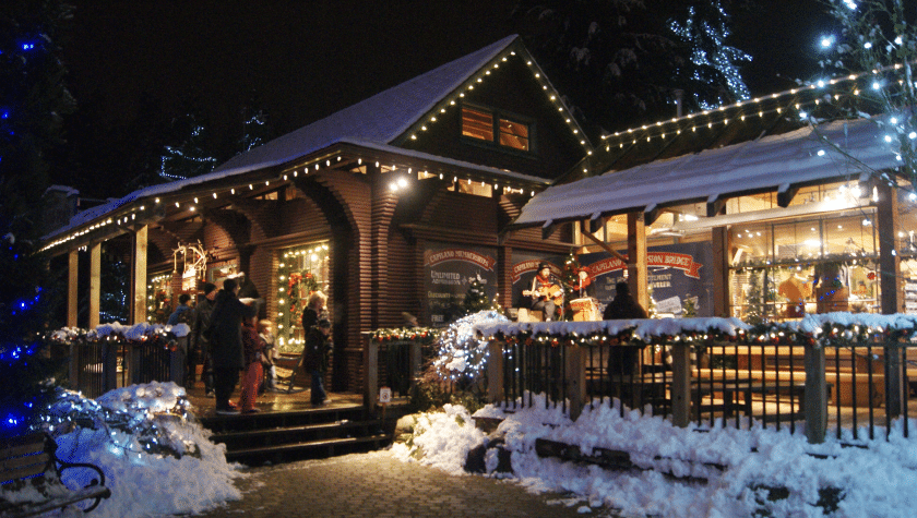 Capilano Gift Shop in Winter