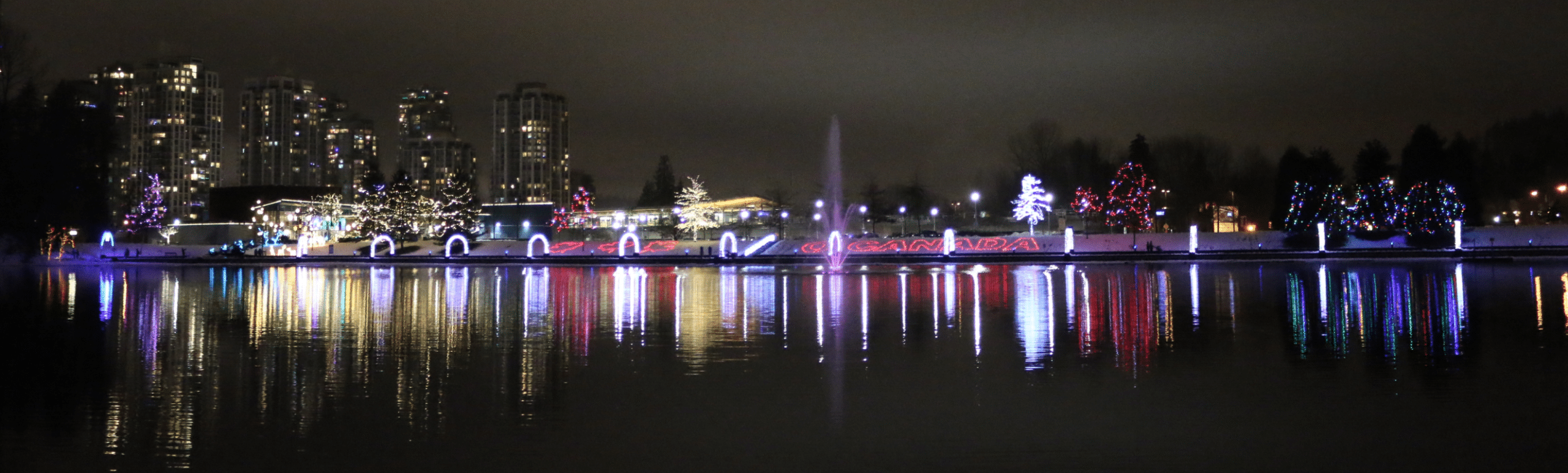 Lights at Lafarge Reflections